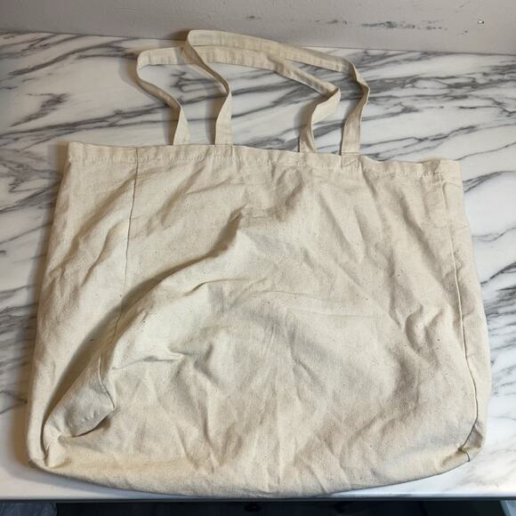 Earthbound Trading Co. Canvas Nature Mountain Tote Bag Reusable Shopping Produce - Picture 4 of 4